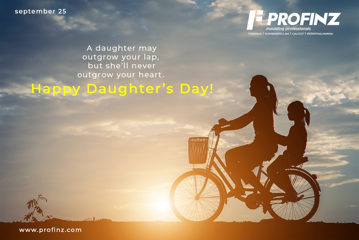 ProfinzCMA's tweet photo. A daughter is Gods way of saying may you have a happy life ahead. She loves, cares and makes you a better person. Happy Daughters' Day! 
#Profinz #happydaughtersday https://t.co/9PEqej33Az