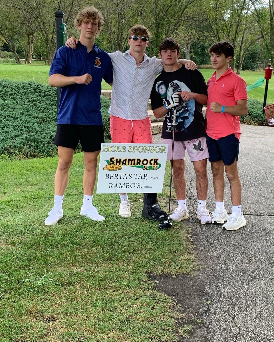 TmfC22's tweet photo. Had a great day @ Golfing for Grapplers with the YCHS Wrestling Team! Now itโs time to get back to work!!๐๐ #ychswrestling #gogetanotherone https://t.co/rS5UsLJhva