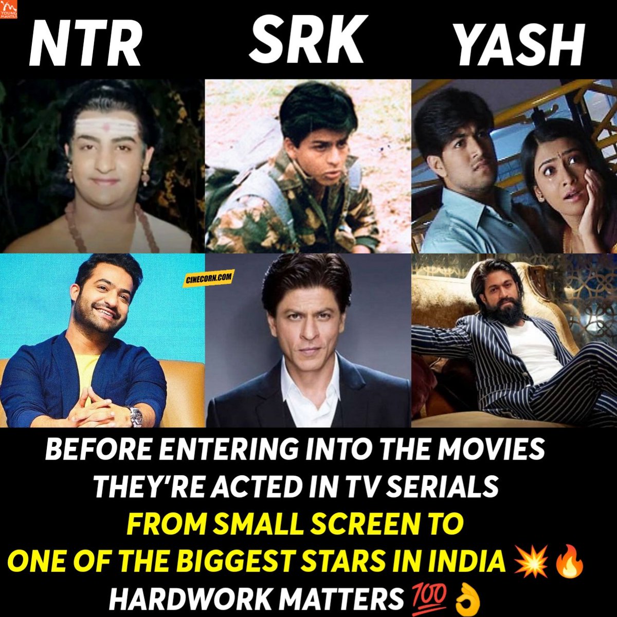 cinecorndotcom's tweet photo. #NTR #SRK #yash https://t.co/NeQPyipLaZ