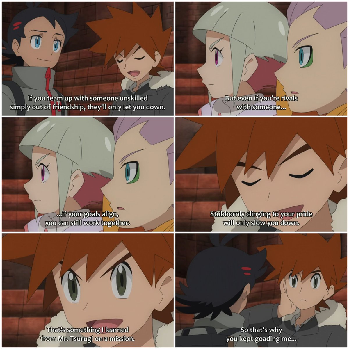 POKEPRINCESAM1's tweet photo. #ProjectMew
#Gary was fond of #Ash companion #Goh and used to motivate him in a hard way which Goh realized at the end becoming good friends
#anipoke #anipokespoilers #pokemon https://t.co/k7qPYB1Ws3