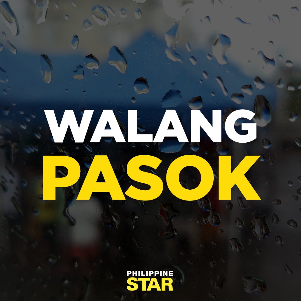 Walang pasok on twitter walangpasok las pi as city suspends