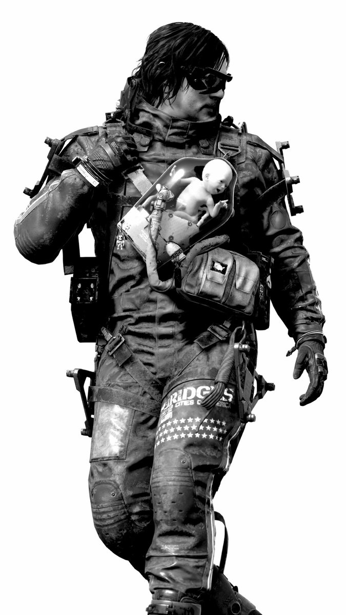 白黒⚪️⚫️
#KPSmag2
#Deathstranding