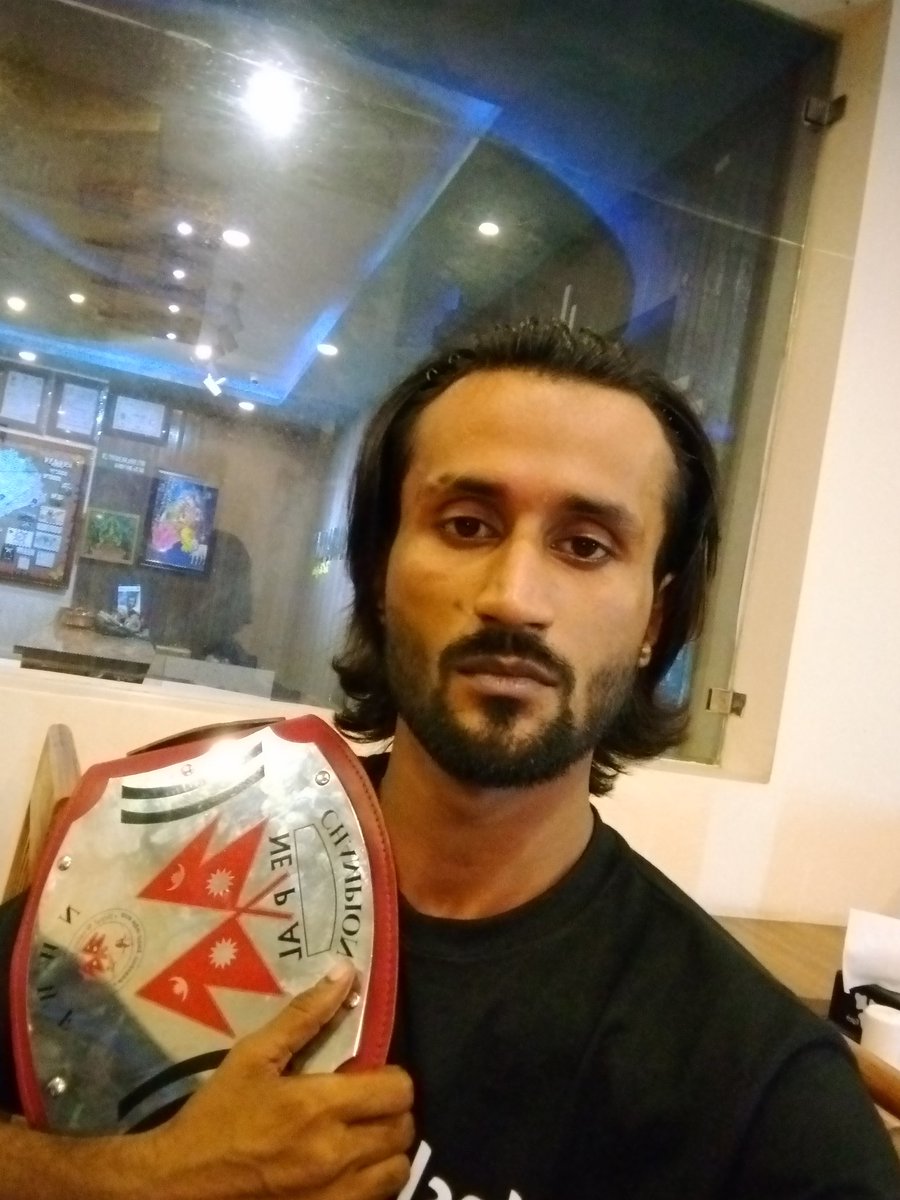 TalhaAliIronman's tweet photo. now I become a new Nepal champion..... thanks you my company revolution eastern wrestling ( Rew ) for  supporting me .... #talhaaliwrestler #talhaali #traitorx #rew #sports #WWE #AEW #Champion #Nepal #Pakistani #Trending @WrestleMap @CurrentGlobal07 https://t.co/yFdUbvohAM