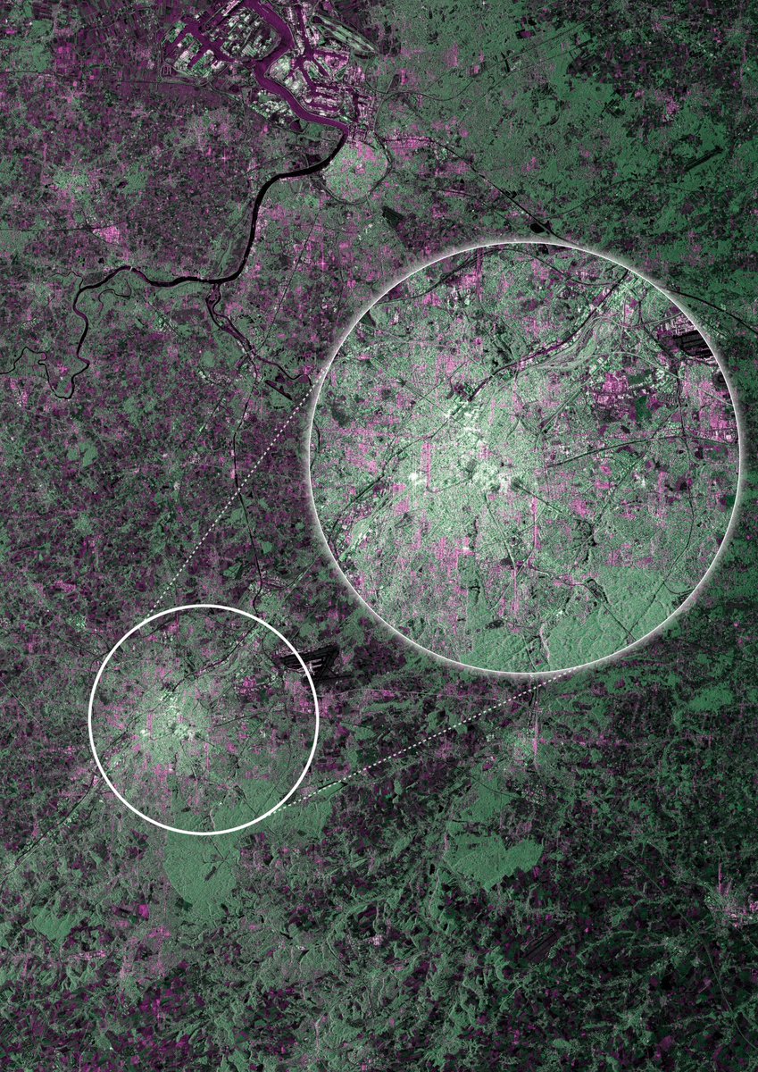 CopernicusEU's tweet photo. #DYK?
One of the first radar images of our #Copernicus #Sentinel1A ๐ช๐บ๐ฐ๏ธ was acquired on 13 April 2014 over #Belgium ๐ง๐ช
โฌ๏ธ It captured the dense urban environment of the #Brussels region
#SARisBeautiful #GoldenAgeOfSAR https://t.co/kZBkbHzzc3