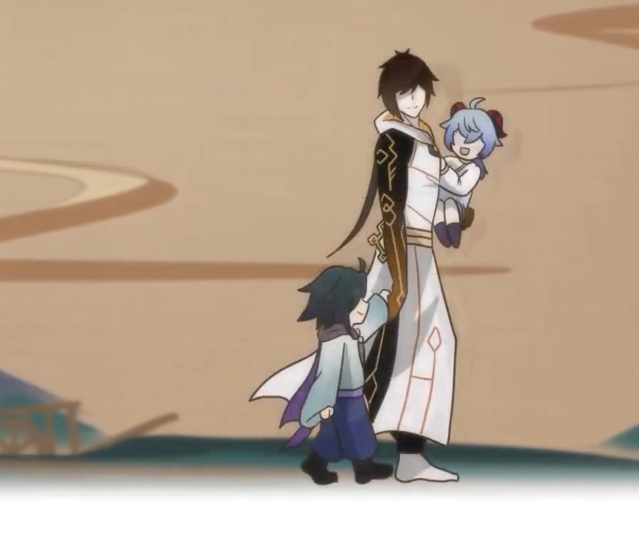 i love it every time they show how fatherly zhongli is 🥹 

lord rex lapis is a father to us all