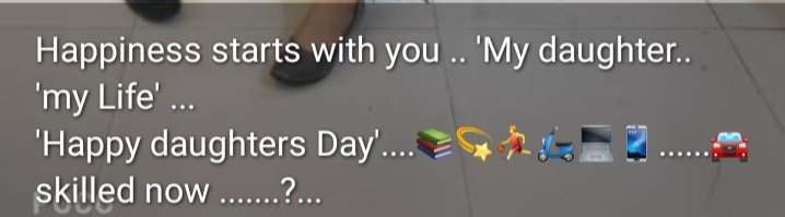 Real Happiness is when your father puts a separate status for you 🤧
"Skilled now with a question mark 🥹"
#happydaughtersday  #GoodMorningTwitterWorld