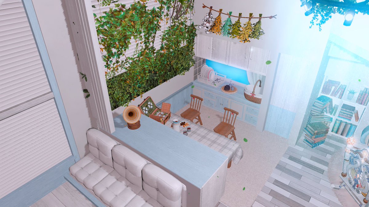 ff14kong's tweet photo. [S size] 
하늘빛 하우스 🥤  
  
#FF14ハウジング  #FF14Housing #FFXIV #HousingEden #hgxiv #하우징커미션 https://t.co/XVPFXA849S