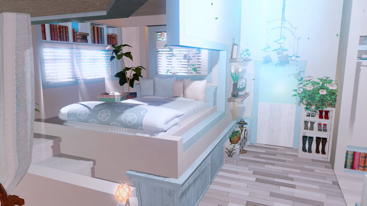ff14kong's tweet photo. [S size] 
하늘빛 하우스 🥤  
  
#FF14ハウジング  #FF14Housing #FFXIV #HousingEden #hgxiv #하우징커미션 https://t.co/XVPFXA849S