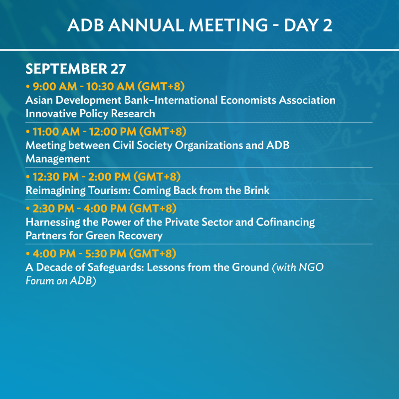 ADB_HQ's tweet photo. More than 3400 people will join the #ADBAnnualMeeting

Register now to attend online: https://t.co/Ob4c34YBxp