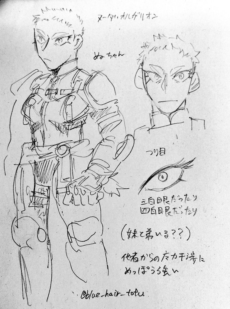 暫定設定
ヌーダ・オルゲリオン
オルゲリオン村出身の戦士。地頭は良い方。勉強するのは割と好き。
入浴中に奇襲受けても全裸でも戦えるタイプ。