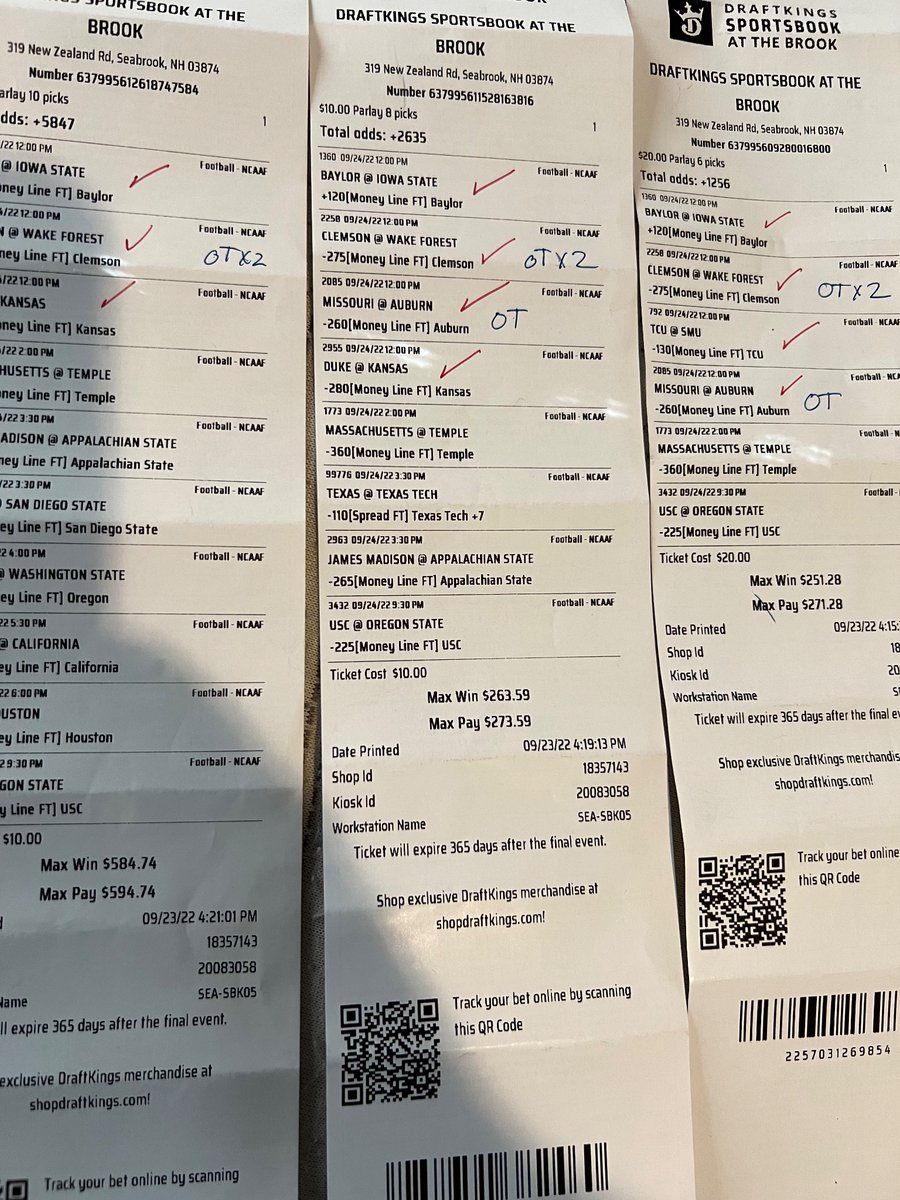 OklahomaPoke's tweet photo. @GSwaim @SportsLockLine I Found Pay Dirt Myself. Appstate taking a l was a buzz kill tho… Would Of Been A Clean Sweep 😂😂 https://t.co/Bns1XIe8uO