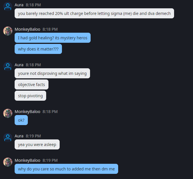 MamaMercyx's tweet photo. The chronicles of an Overwatch arcade player and a girl with no integrity.

Since they wanted to publicly humiliate me I think I'll also share this gem to further humiliate myself :) enjoy!

Pt. 1 :) https://t.co/1cQySNGcOP