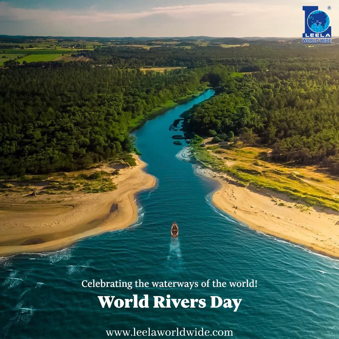 GroupLeela's tweet photo. The river is pure magic. It has the power to give life, the power to nurture and the power to help everyone flourish.

#WorldRiversDay!
.
.
.
.
#leelaworldwide #worldriverday #rivers #waterways #water #narmadariver #gangariver #beautifulrivers #purewater #pureriver #leelayard https://t.co/sfei0wtTSM