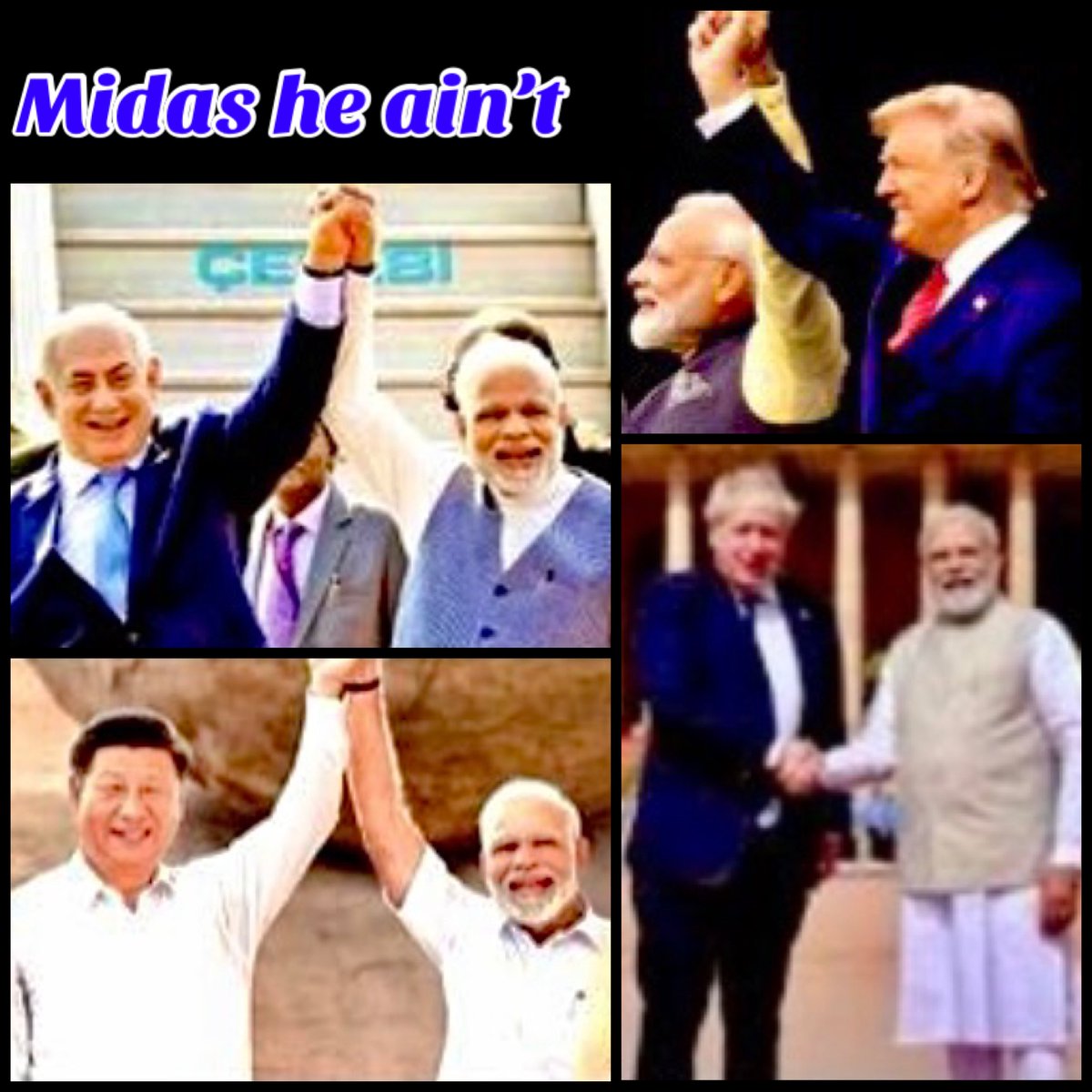 nandtara's tweet photo. Midas he ain’t, but this level of टशन for his firangi mitron is way beyond coincidence and happenstance. 

When O when will we be delivered of the #DestroyerInChief 😢😒🫣 https://t.co/cF1MWAyqsf