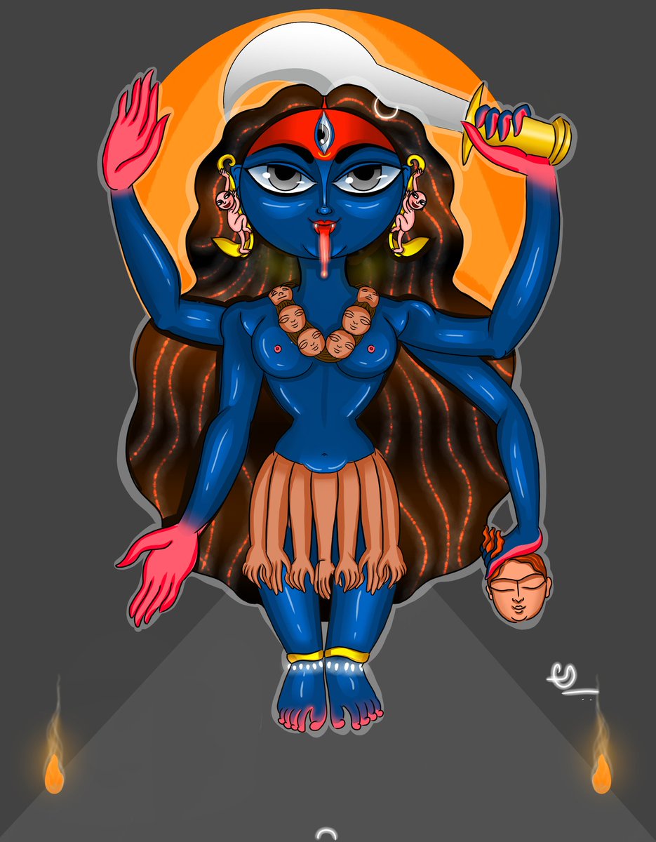 Amarnadh_d's tweet photo. Kaali.
Happy mahalaya amavasya. #AmarArts #DeviSeries https://t.co/bmj9KhTYna