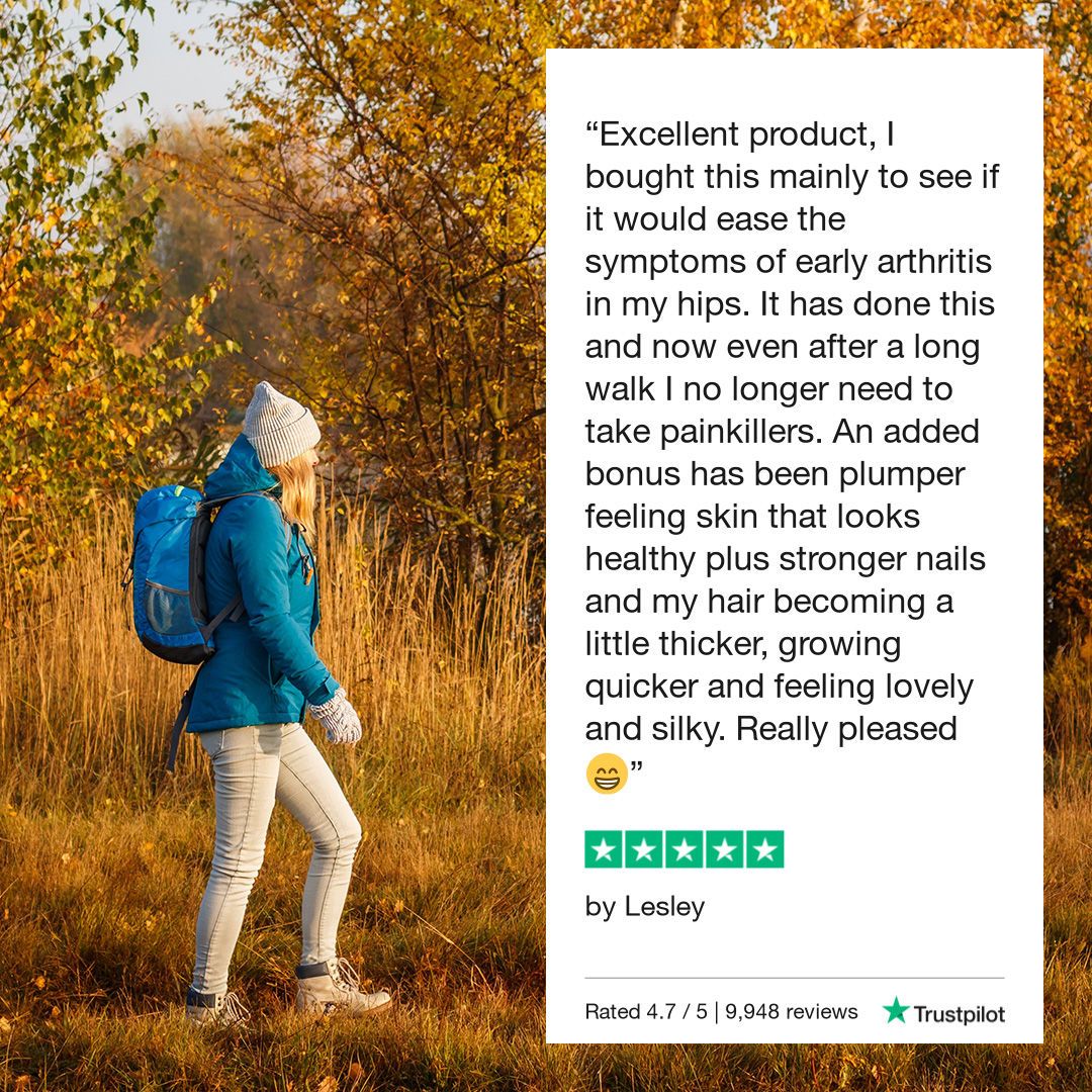 Reverselifeltd's tweet photo. We’re so pleased that Reverse Life is helping customers like Lesley with their mobility so they can tackle conditions like arthritis and enjoy Autumnal Sunday strolls. #healthyjoints #supplementsthatwork #arthritis #mobility #wellbeing #immunesystem #coldandfluseason https://t.co/TUdy63todr