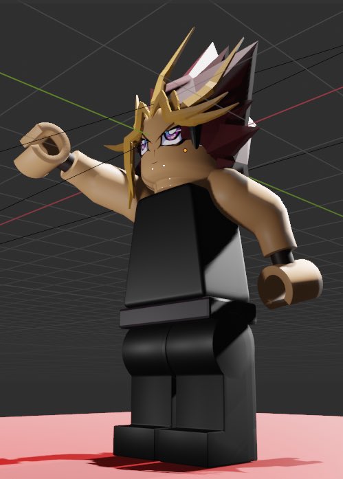 「LEGOアテムBLENDER試作太ってもかっこいい 」|wubeのイラスト