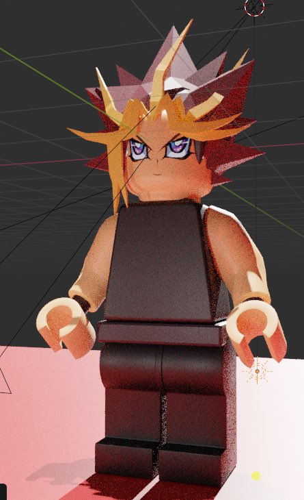 「LEGOアテムBLENDER試作太ってもかっこいい 」|wubeのイラスト
