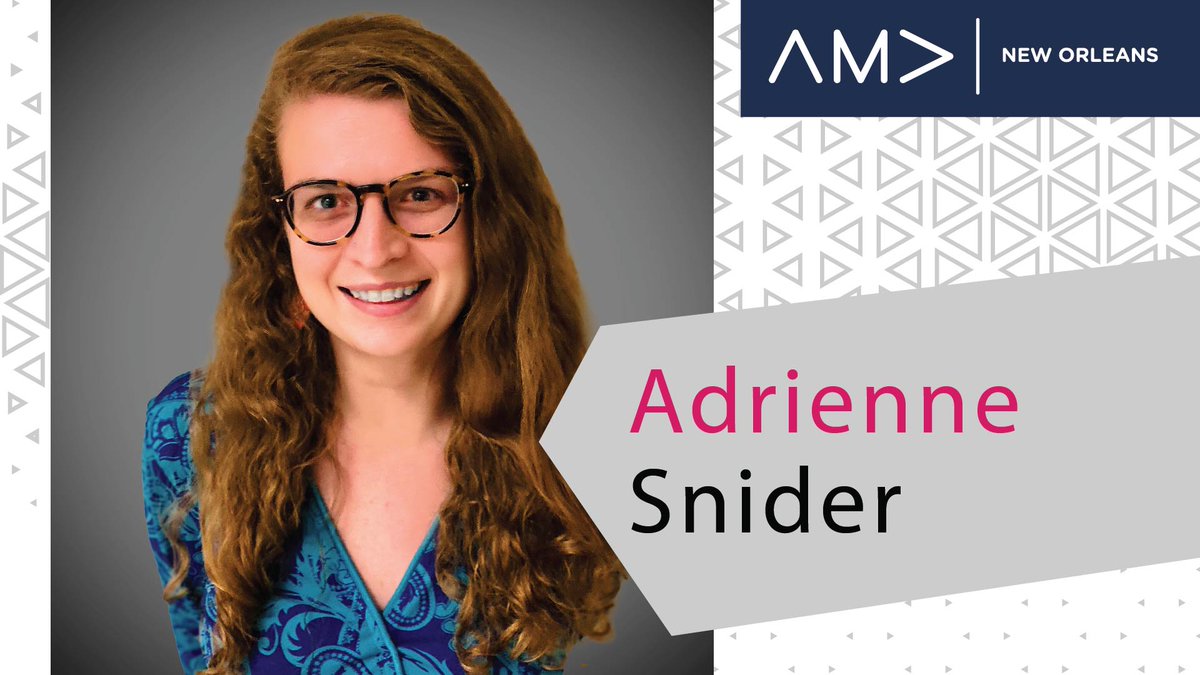 amaneworleans's tweet photo. BOARD MEMBER SPOTLIGHT!🎉⁣ Meet Adrienne, one of our lovely social media co-chairs.

Adrienne works in digital marketing sales at WDSU as the Digital Client Specialist. Adrienne is concurrently a student obtaining her MBA in Marketing at the University of New Orleans. https://t.co/2fbJpyjqb7