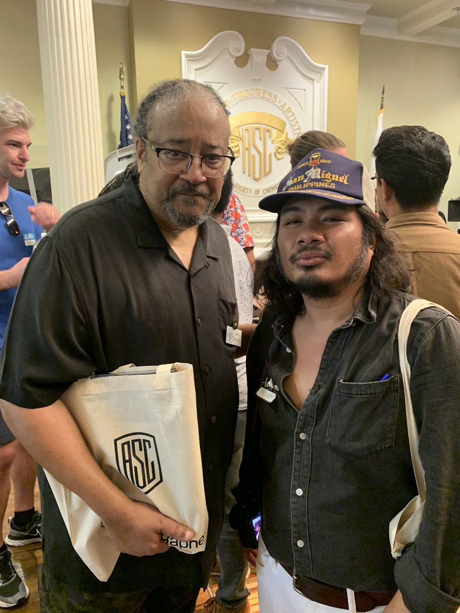 danramoscomedy's tweet photo. What a great way to spend a birthday. Thank you @AmericanCine for opening your doors and letting us geek out with #MarkIrwinASC and @TheRealErnestD ASC #film #cinema #dp #la #hollywood https://t.co/tzqZYoLf06