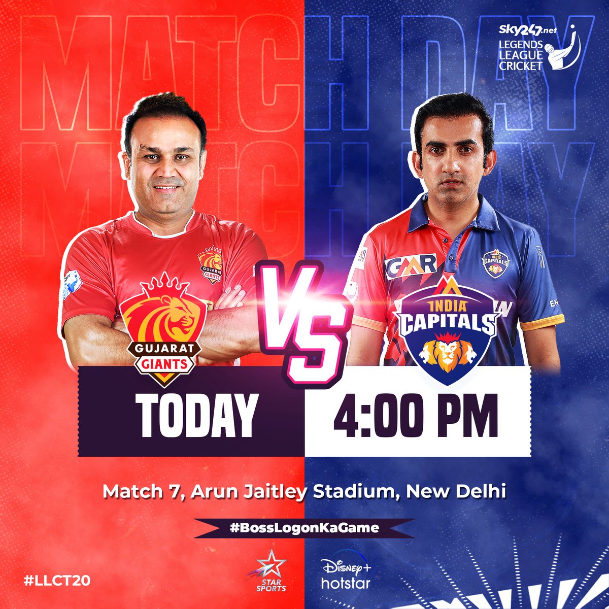 Legends League Cricket tweet media