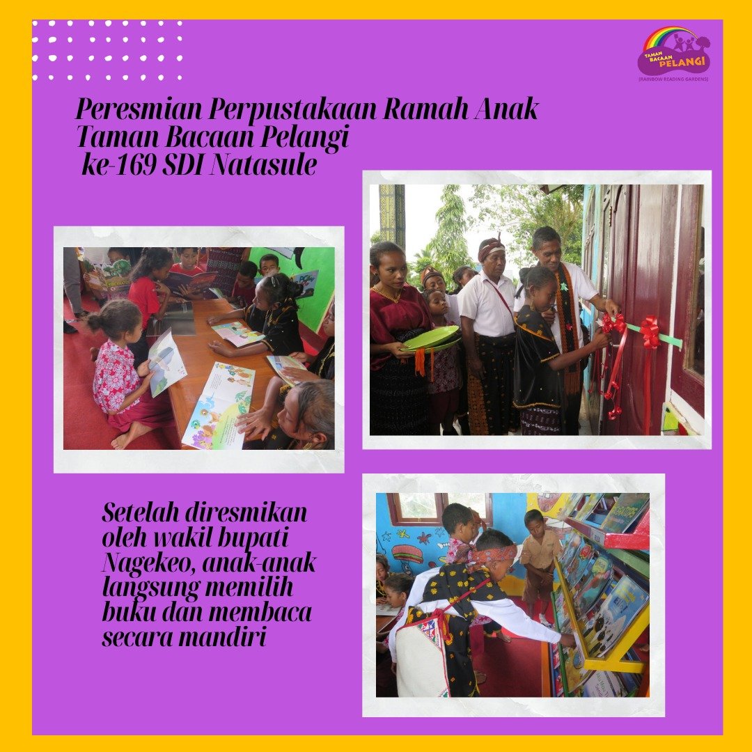 Taman Bacaan Pelangi tweet media