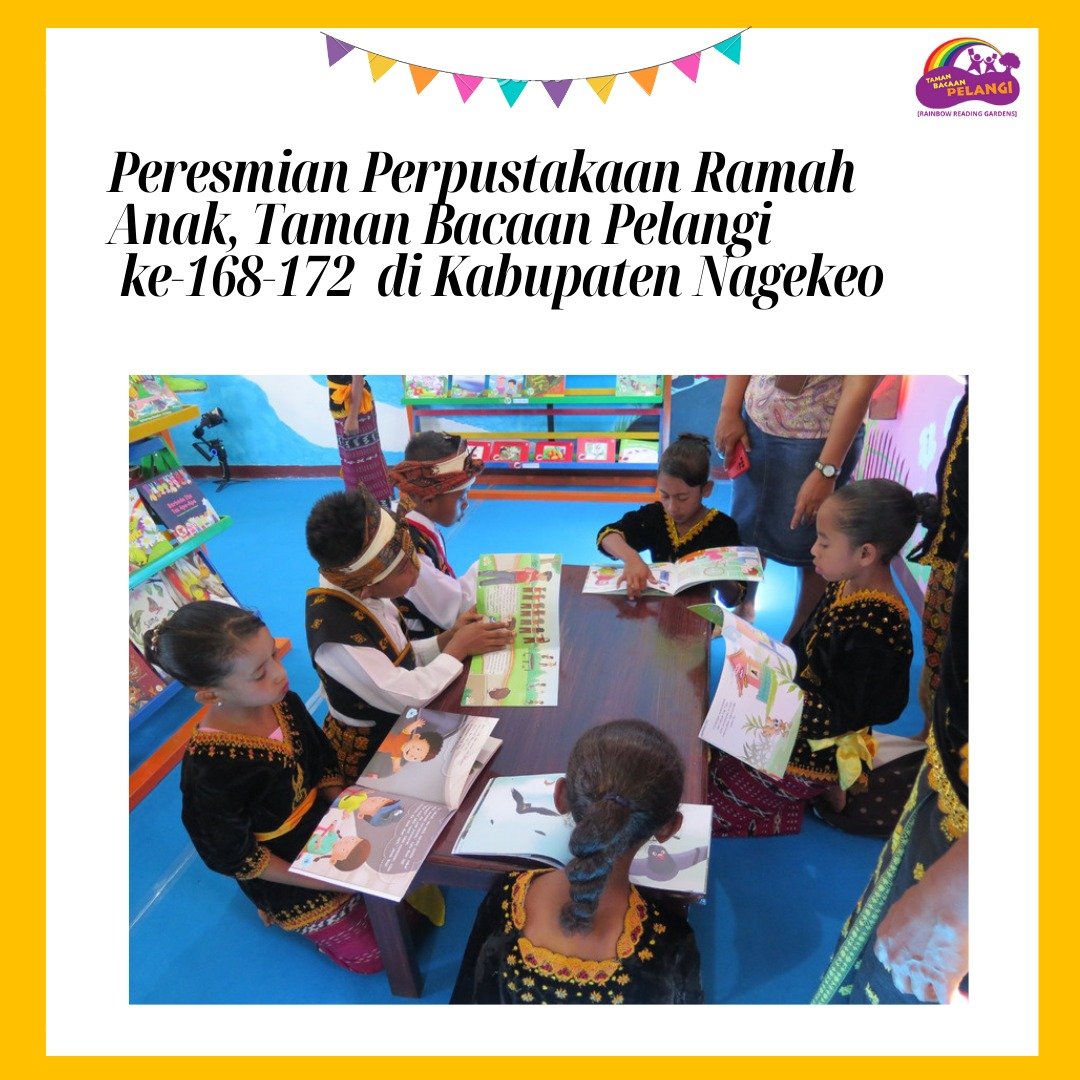 Taman Bacaan Pelangi tweet media