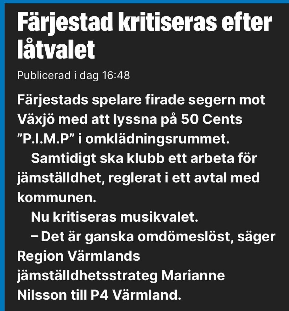 Det enda omdömeslösa i den här historien är att Region Värmland avlönar en jämställdhetsstrateg.