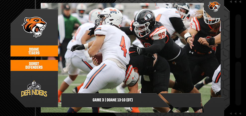DoaneAthletics's tweet photo. #DoaneFB news - Football Tops Dordt in Overtime
 - https://t.co/ioK3SwbEcx https://t.co/7LJM0dSQ9z