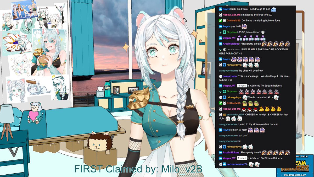 asveeti's tweet photo. I unpacked my room! (a little bit lol, don't mind the boxes under the bed). 

Thank you guys for joining me today for some Ghostrunner and then some Fall Guys with the hilarious @SkepticalSnivy! 

See you guys tomorrow!

#Vtuber #ENVtuber #VtubersEN https://t.co/RaNFUDaJzn