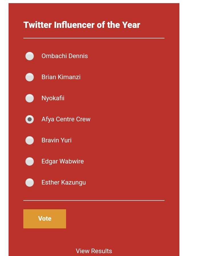 @AfyaCentreCrew deserves to win this. Vote for her here 👉 pulselive.co.ke/influencer-awa…  #PulseInfluencerAwards2022