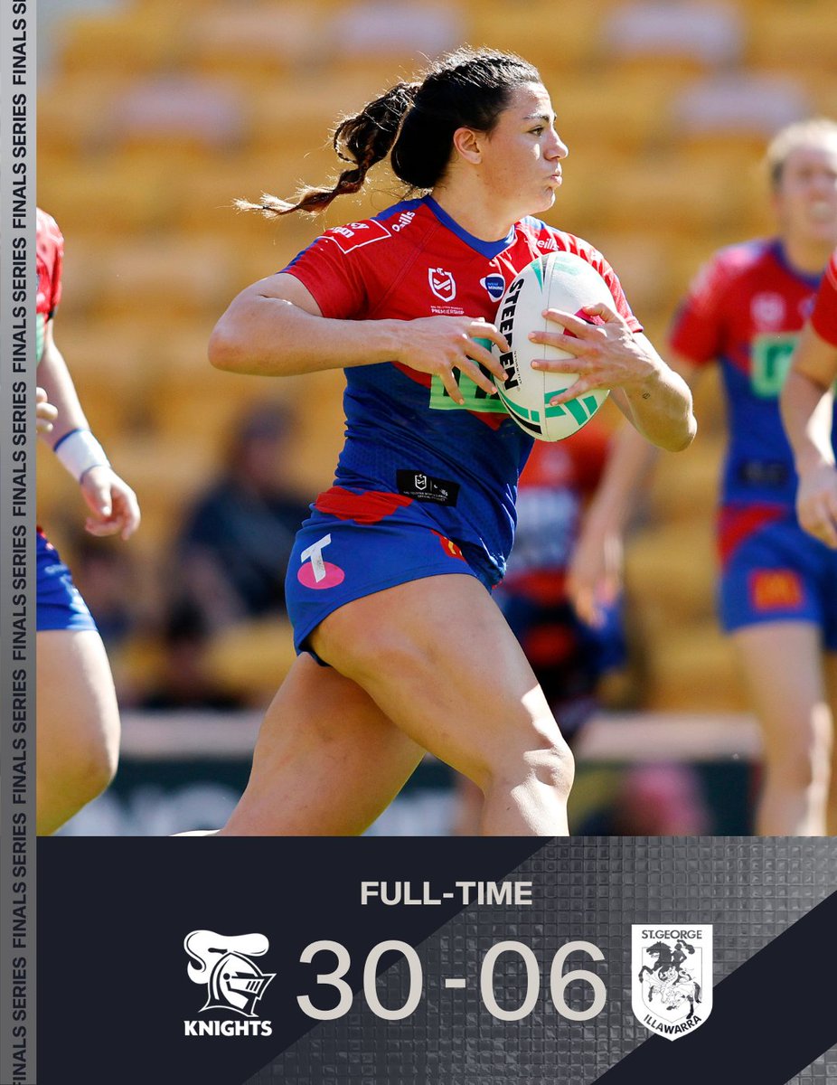 WE’RE OFF TO THE GRAND FINAL 💥💥

➡️ bit.ly/3DRyvTT

#allredandblue #NRLWKnightsDragons