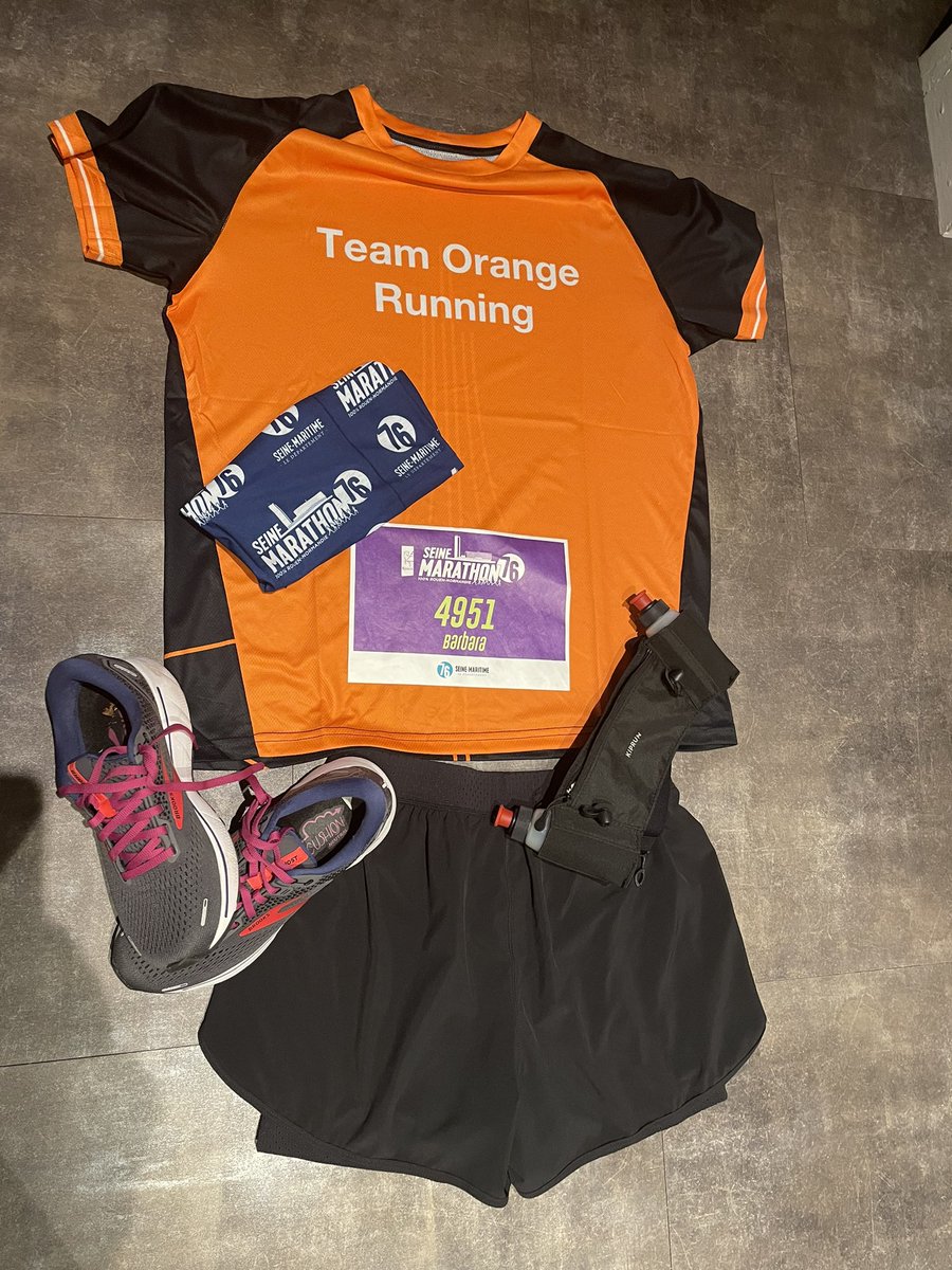 ✨ J - 1 ✨

🏃‍♀️ y’a plus qu’à, non ? @Seinemarathon76 

#TeamOrangeRunning