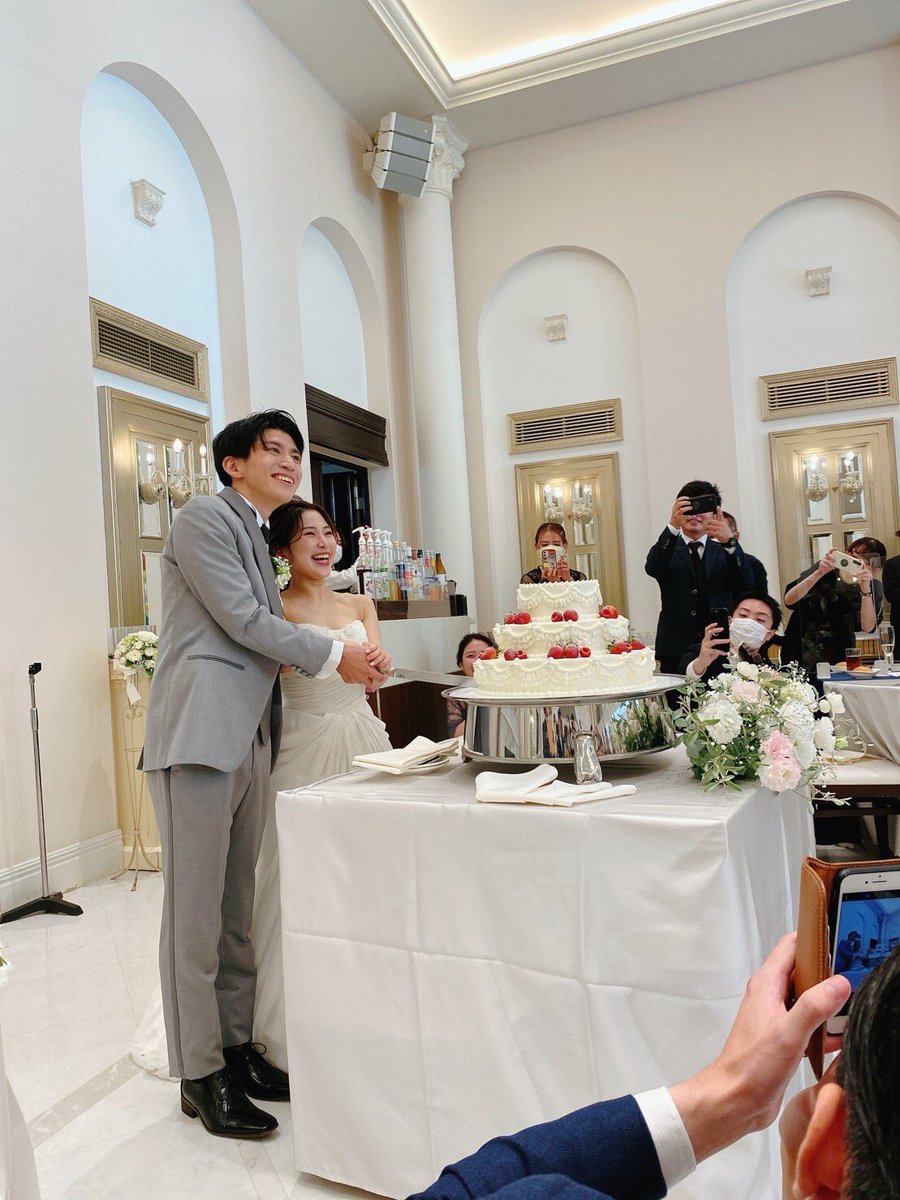 1993Jun's tweet photo. 結婚式を挙げてきました！！
来てくださった皆様本当にありがとうございます！！！！
お陰様でとてもとても良い式になりました！ https://t.co/myYc21fiTQ