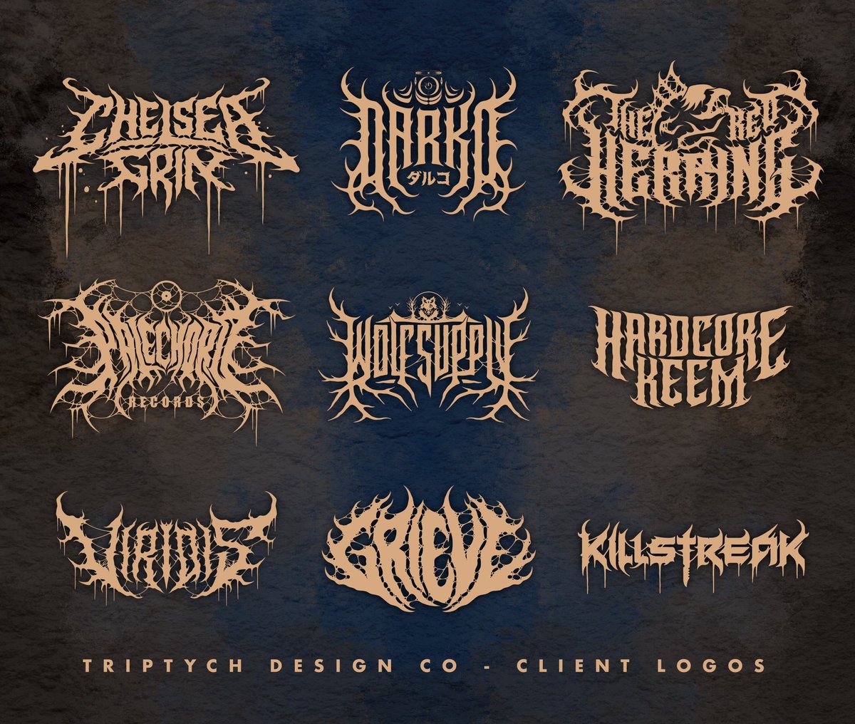 Bands and Brands, looking for a new logo? Let’s work together!
Displayed is some of my favorite client work.