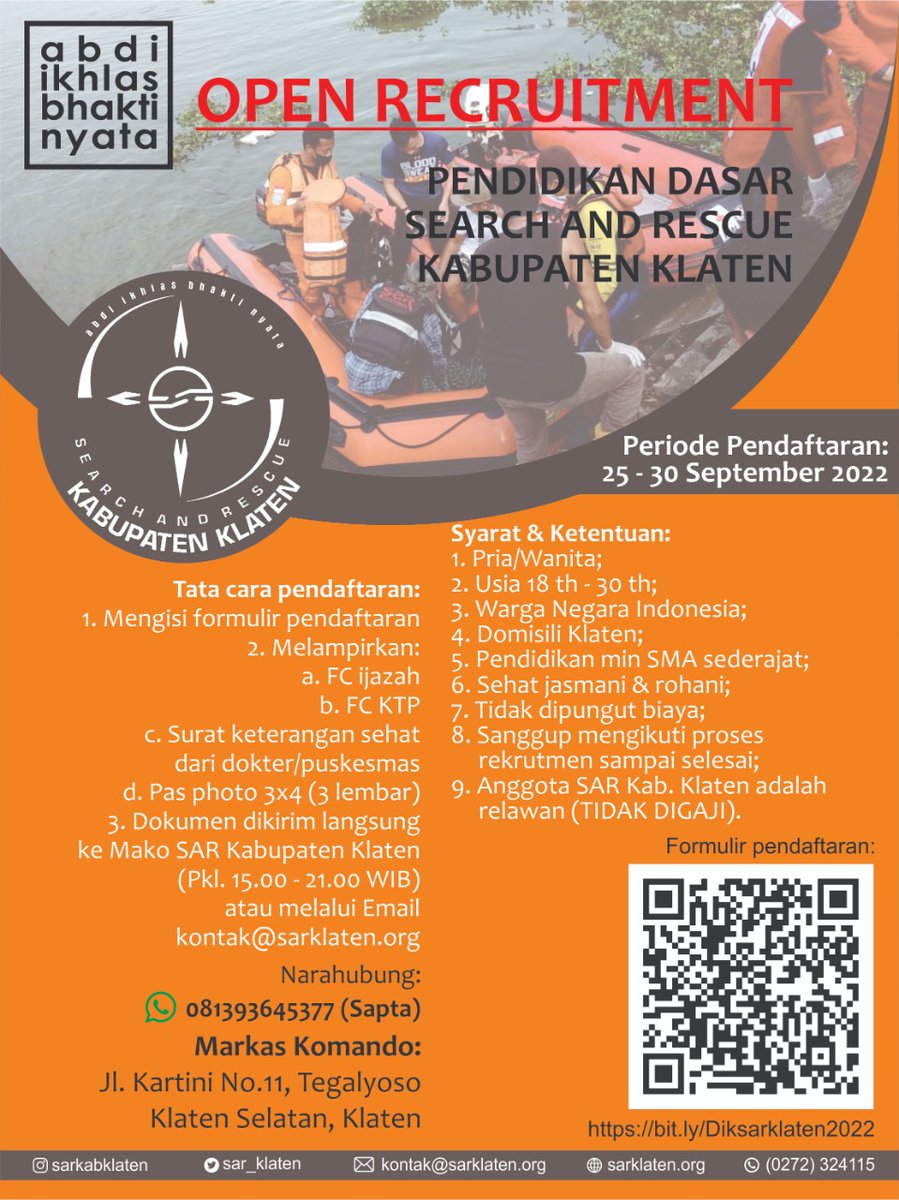 SAR Kabupaten Klaten tweet media