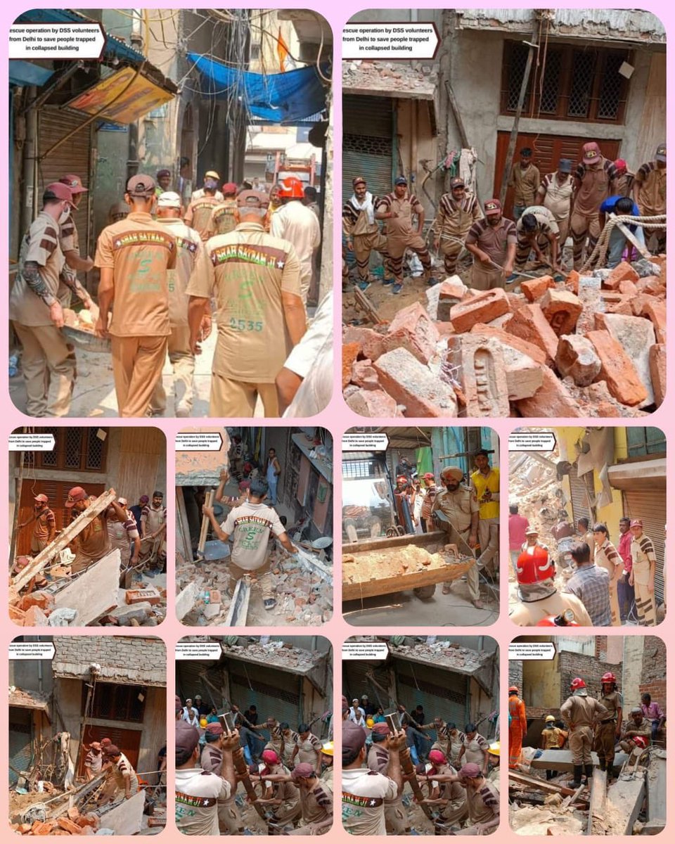 sneha1404's tweet photo. Self defense is of course the first step in a disaster, but #DeraSachaSauda volunteers think for others too in this situation!👏🏻
Kudos to the volunteers who saved a man buried under the debris of a cellar shed wrecked due to rains. Salute to their courage! #DisasterManagement https://t.co/qMnVcClebm