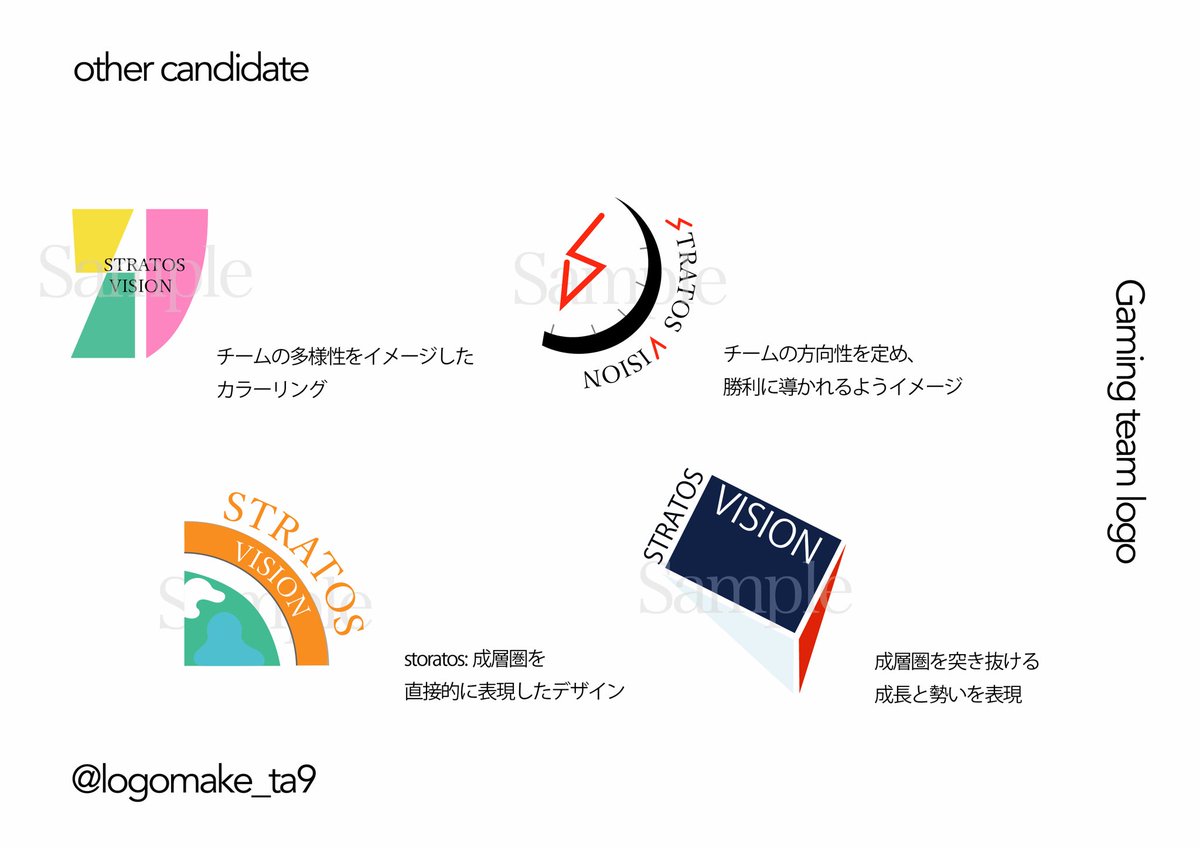 logomake_ta9's tweet photo. 個人やチームが持つ目標や込めたい意味をヒアリングしてロゴ製作をしてます！
フラットでシンプルなデザインが主です。
ゲームの武器や特徴を捉えたものを得意にしていきたいと思っています😊 

お見積り・お問合せはリプ欄/DMより、
お気軽に宜しくお願い致します✨

#ロゴデザイン
#ゲーミング https://t.co/7Crdhh1jts