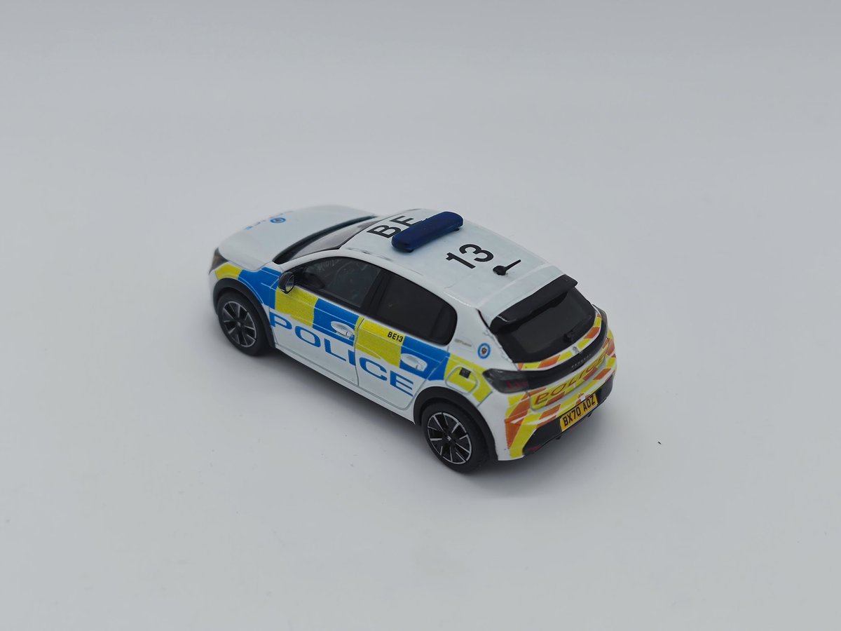 blue_code3's tweet image. 1/43 WMP Birmingham East Neighbourhood Policing Units Peugeot 208