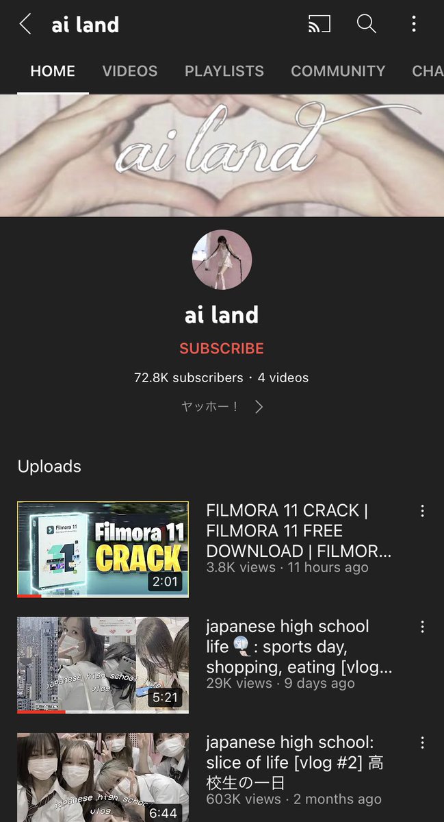 thelandofai's tweet photo. @YouTubeCreators @TeamYouTube @YouTube please help me recover my youtube channel (ai land)! it has been hacked through phishing, they have changed my passwords, phone number, recovery email, etc. so it’s basically impossible for me to get back into without any help. https://t.co/GcIB0bA63j
