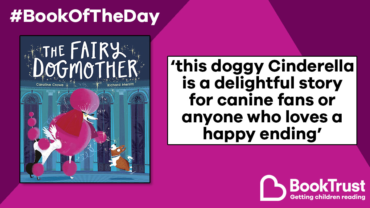 Our #BookOfTheDay is a colourful and joyous retelling of a classic fairytale... packed with fabulous dogs. #TheFairyDogmother by @crowehoho and @Richarddraws is great fun: booktrust.org.uk/book/t/the-fai… @LittleTigerUK