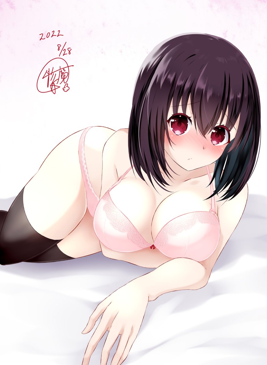 「今週のpixivはお休みだね……。以前pixivであげた紬ちゃんで勘弁してくださ」|星華　彩二魔＠100日チャレンジ中のイラスト