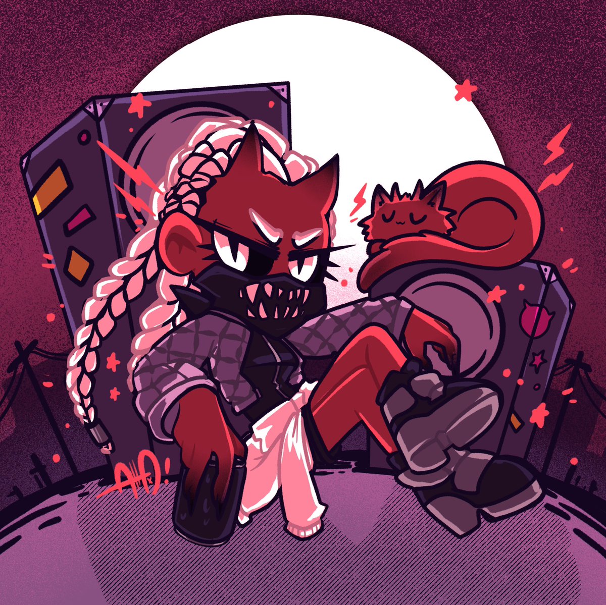 adrukazam's tweet photo. Very very last minute entry for @dislyte fan art contest 8)
#dislyte #DislyteSOTS https://t.co/PKcDIt45RW