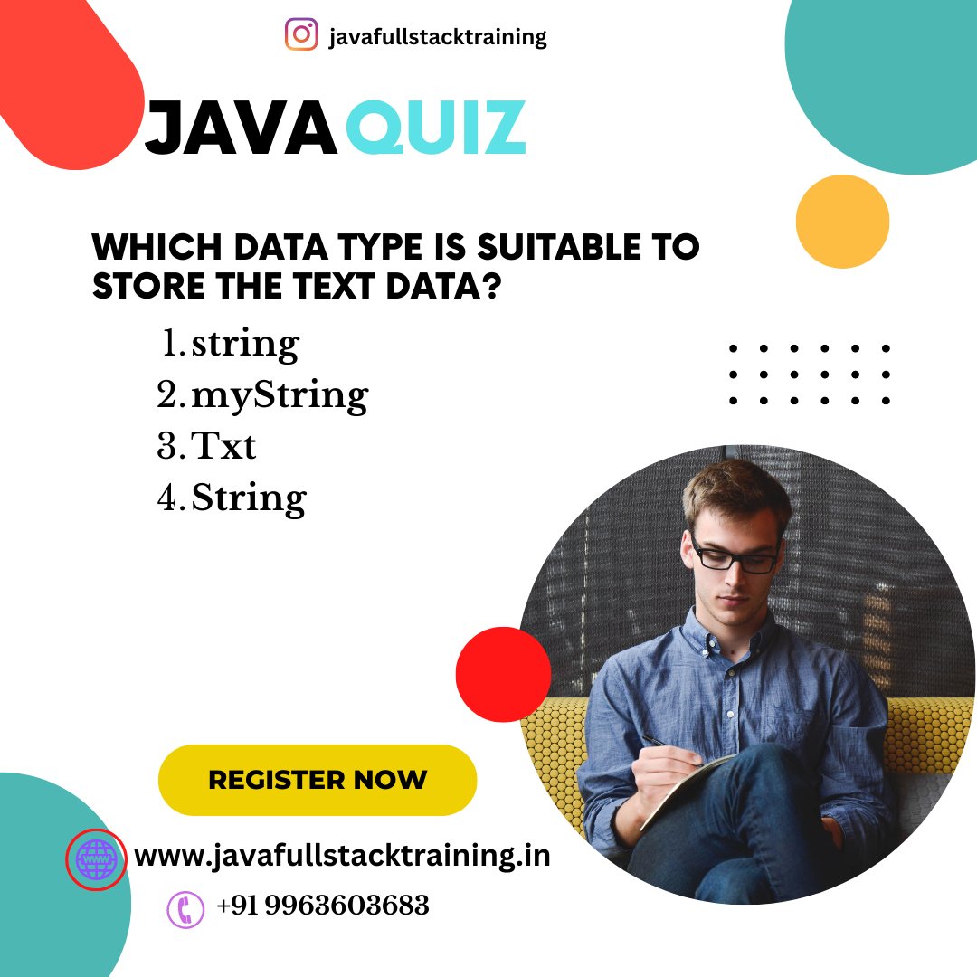 java_training_'s tweet image. #corejava,#spring, #springboot, #hibernate, #microservices, #AWS, #ReactJS, #JavaFullStackTraining, #training, #onlinetraining, #javatraining, #fullstacktraining, #corejavatraining
Contact Details: chat.whatsapp.com/BJv4olE6BlCE3B…