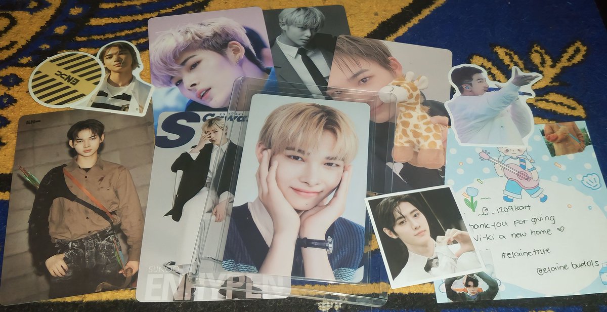pshxnrk_'s tweet photo. ✷ [ Happy Mail ]❕💭 #_1209mails 

⤷@elainebudols • #elainetrue 
 
💌: Another fp pc came home!! Hii i already recieved ni-ki in a good condii! thank u sm for letting me adopt him &amp; for the freebies!!  Take care and stay safe! ♡ https://t.co/b7c6CFbwuD