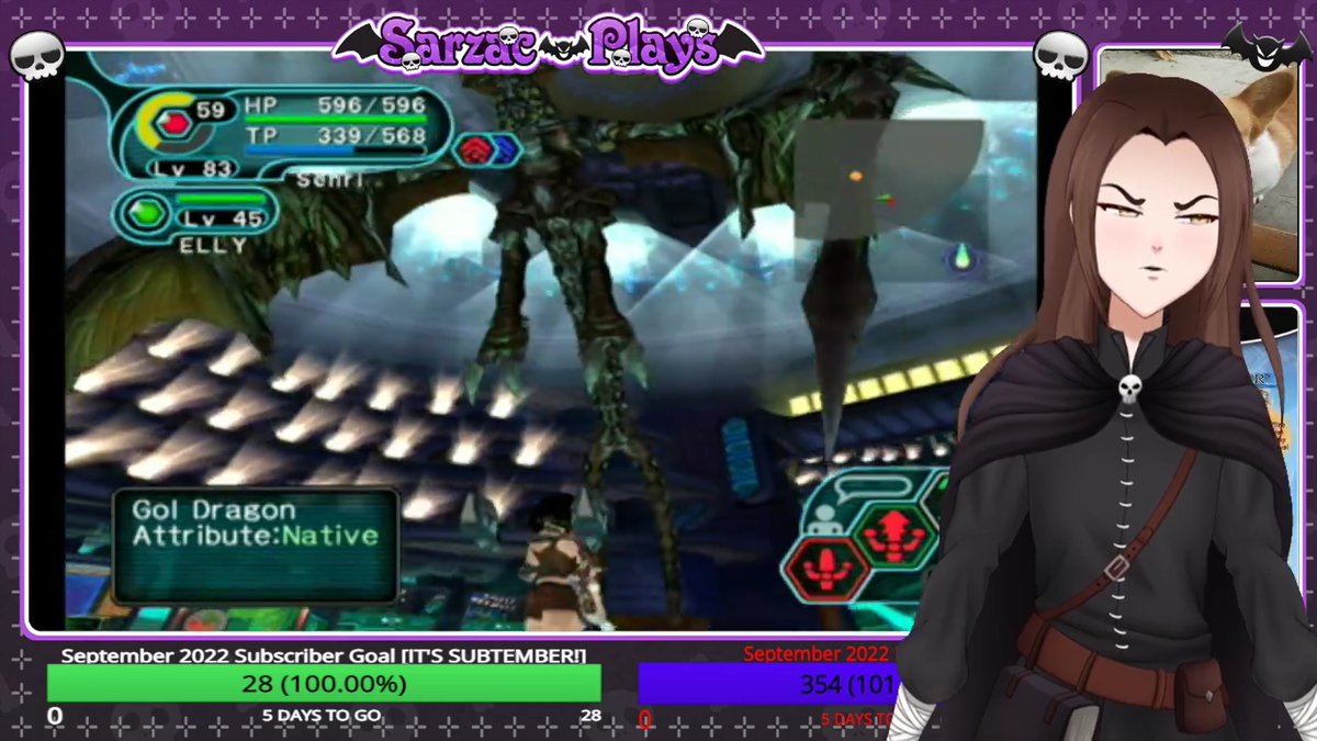 SarzacPlays's tweet photo. Had a very fun stream tonight playing some classic PSO! Special thanks to @cyl_ette &amp; jeremydarkness20 for the raids, and Maximus1455 &amp; Demize1988 for the follows!

#Vtuber #VtubersEN #VtubersUprising #phantasystar #pso #pso1 #sega https://t.co/947RFYfo6A