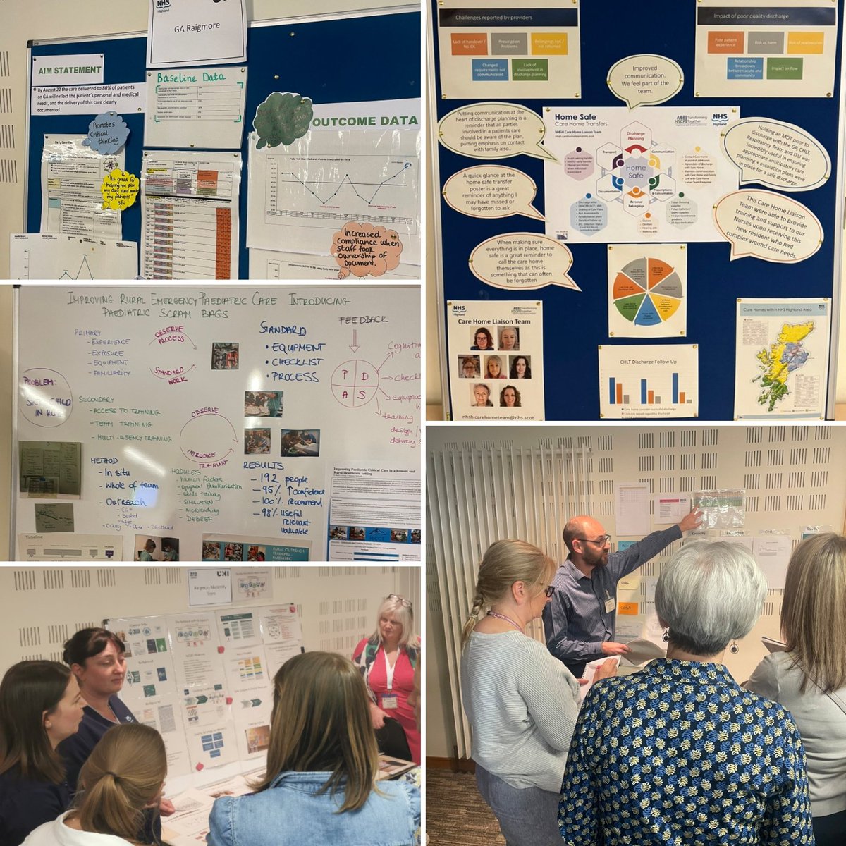 What super boards we had at our #shiftandshare sessions from the fantastic @dorabora78 @JaimeJMSmith @DianeWo68264242 @MariaACoaching1 @Bevfraser40 @pamhodgson7 #celebrateQI Thank You all for your inspiring stories #aimhighaimhighland