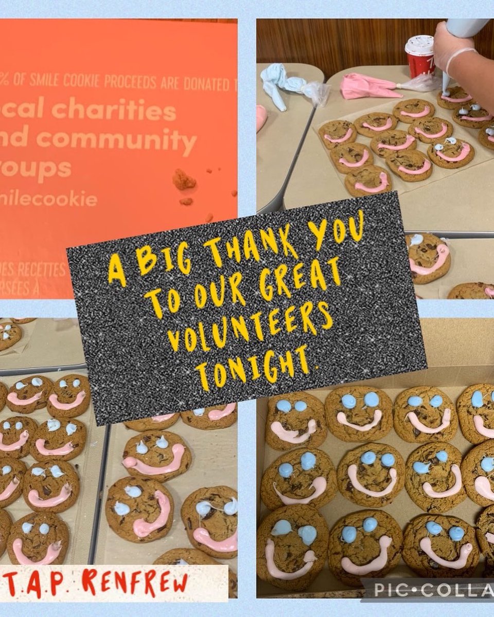 TapRenfrew's tweet photo. BIG thank you to all of this year’s Smile Cookie decorators! We are so grateful for all of your kindness and support. We couldn’t continue to do what we do without you! The funds raised throughout this campaign will help us assist many, many local students in need this year! ❤️ https://t.co/GCqf5fALVn