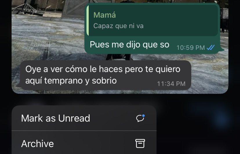 No mame jefa una o la otra