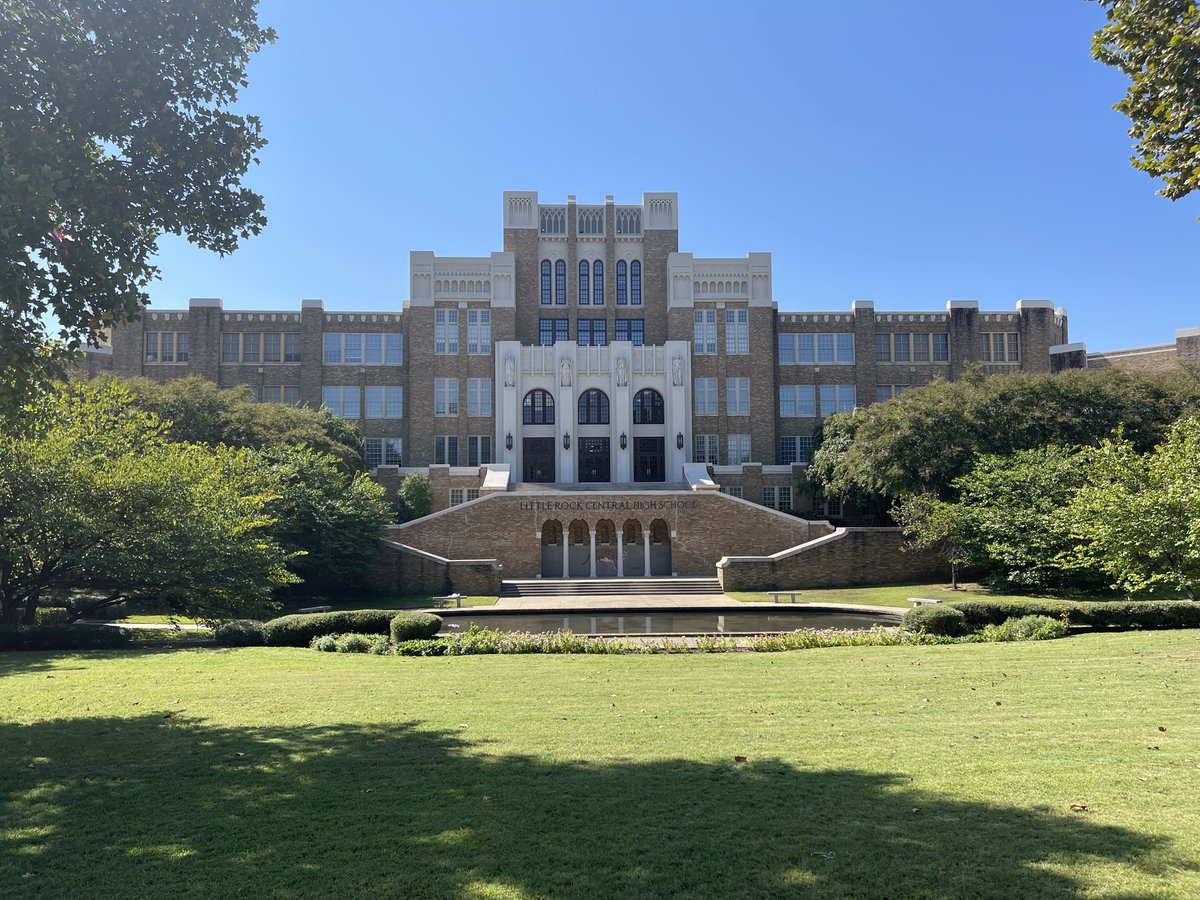 It’s hard not to think about the sacrifices of the Little Rock Nine when I walk down the halls they first walked on this day 65 years ago. Without their selfless dedication, I and many of my colleagues would not be able to teach in this historic place.